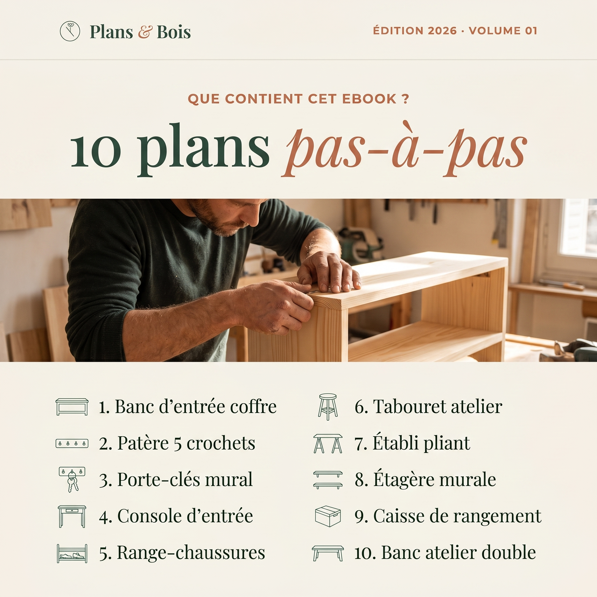 Que contient cet ebook - 10 plans