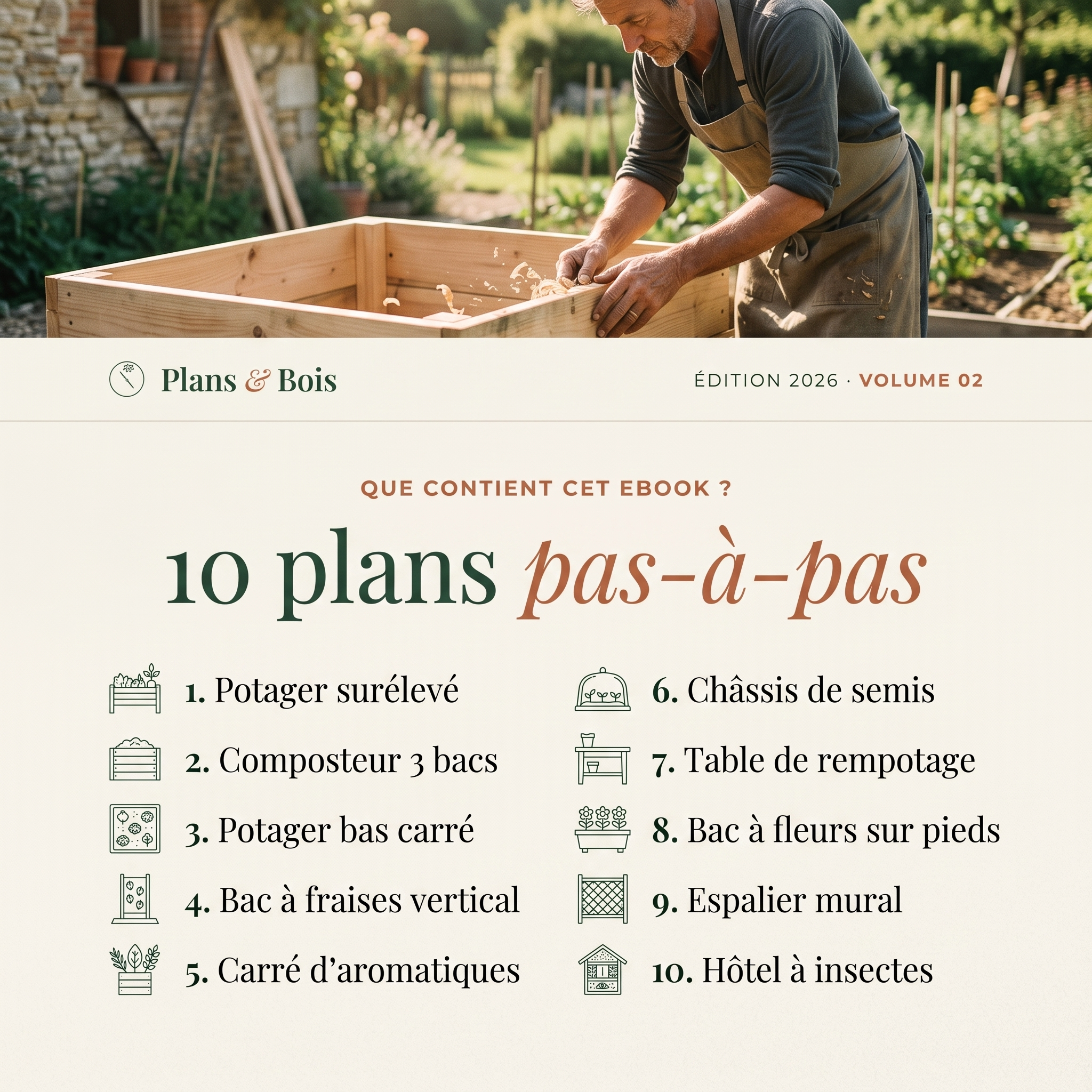 Que contient cet ebook - 10 plans