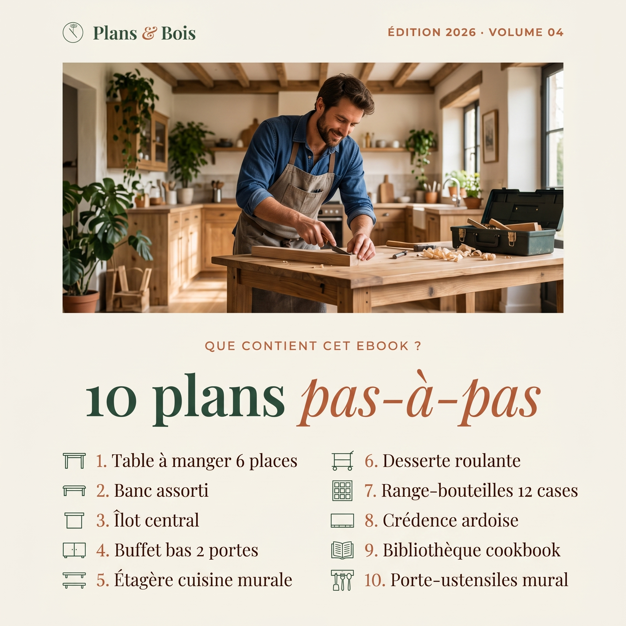 Que contient cet ebook - 10 plans