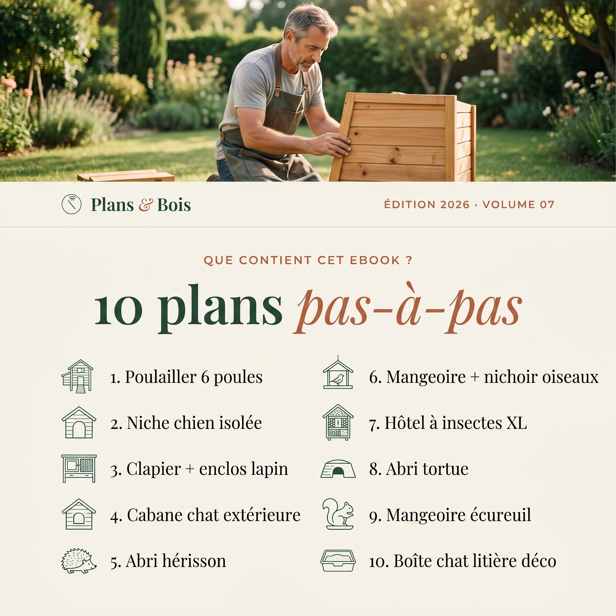 Que contient cet ebook - 10 plans