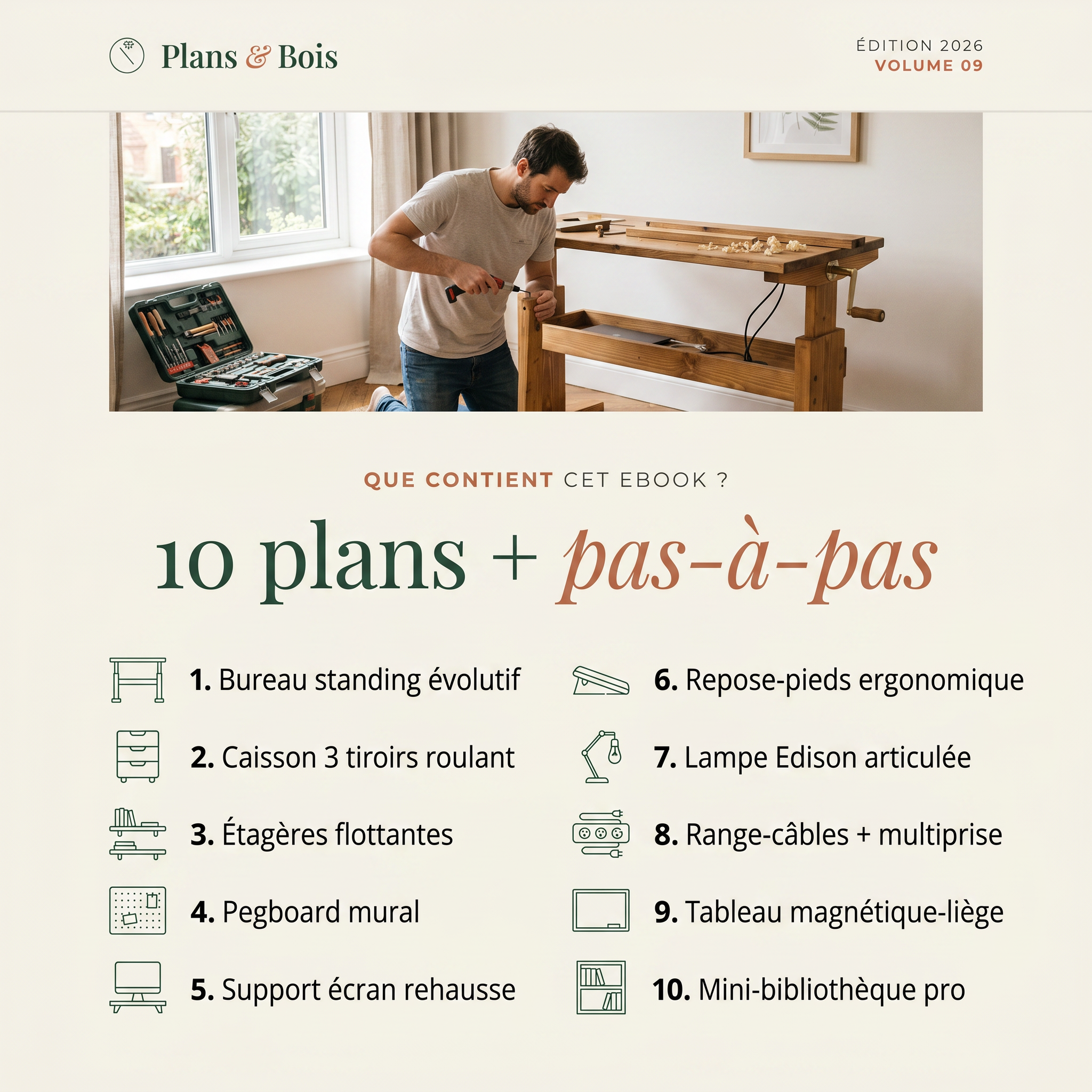Que contient cet ebook - 10 plans