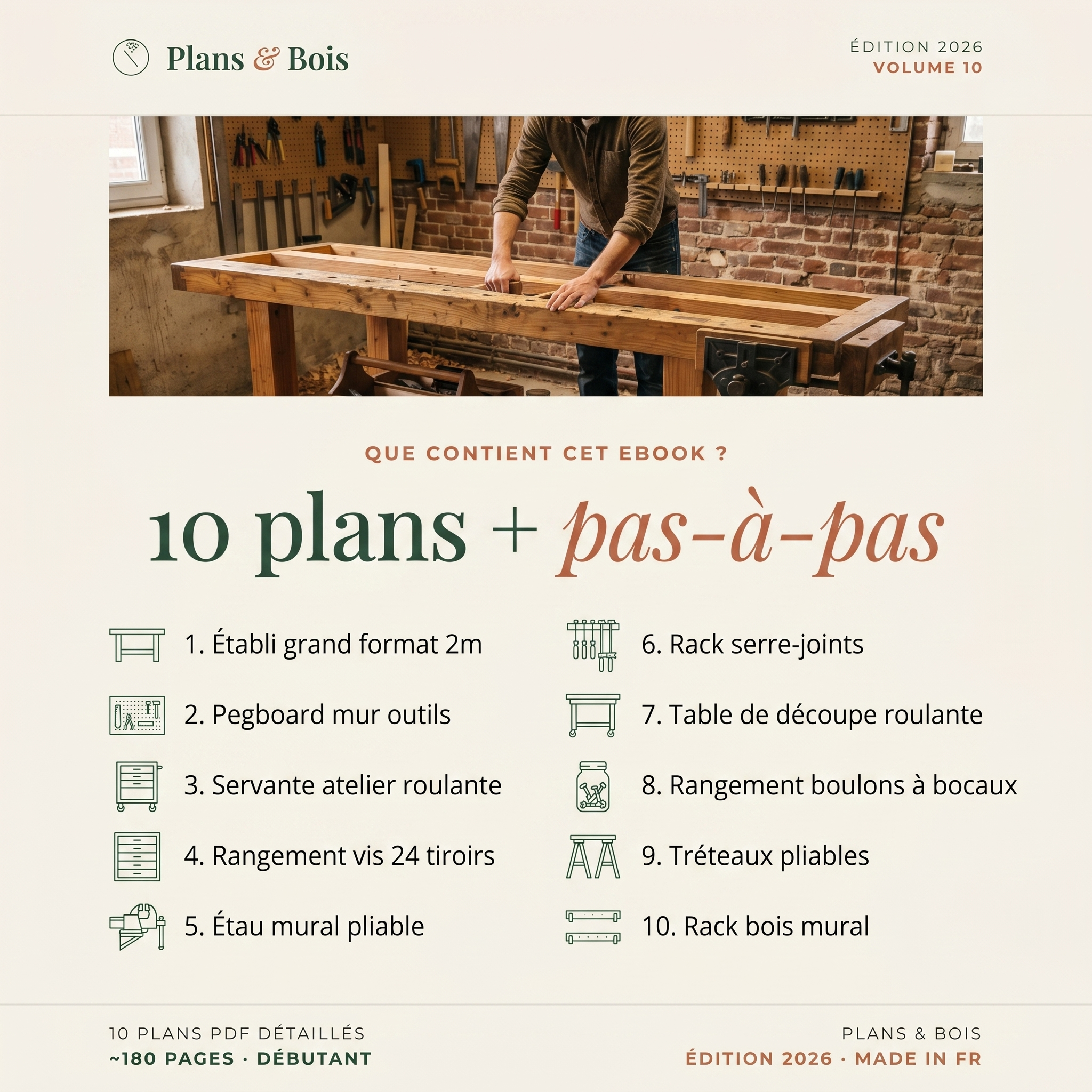 Que contient cet ebook - 10 plans
