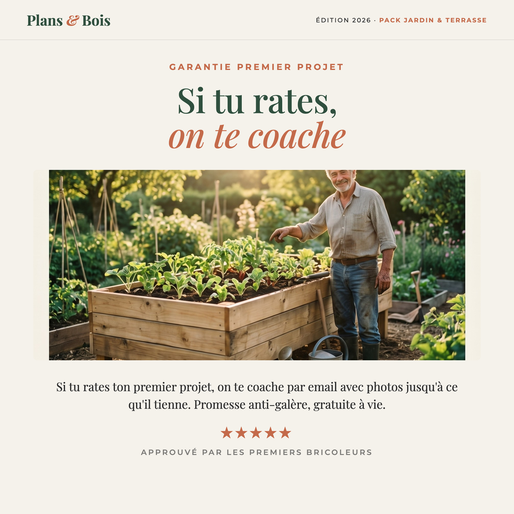 Garantie premier projet — on te coache